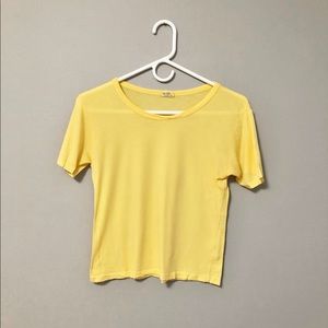 Brandy Melville Yellow Tee (John Galt)